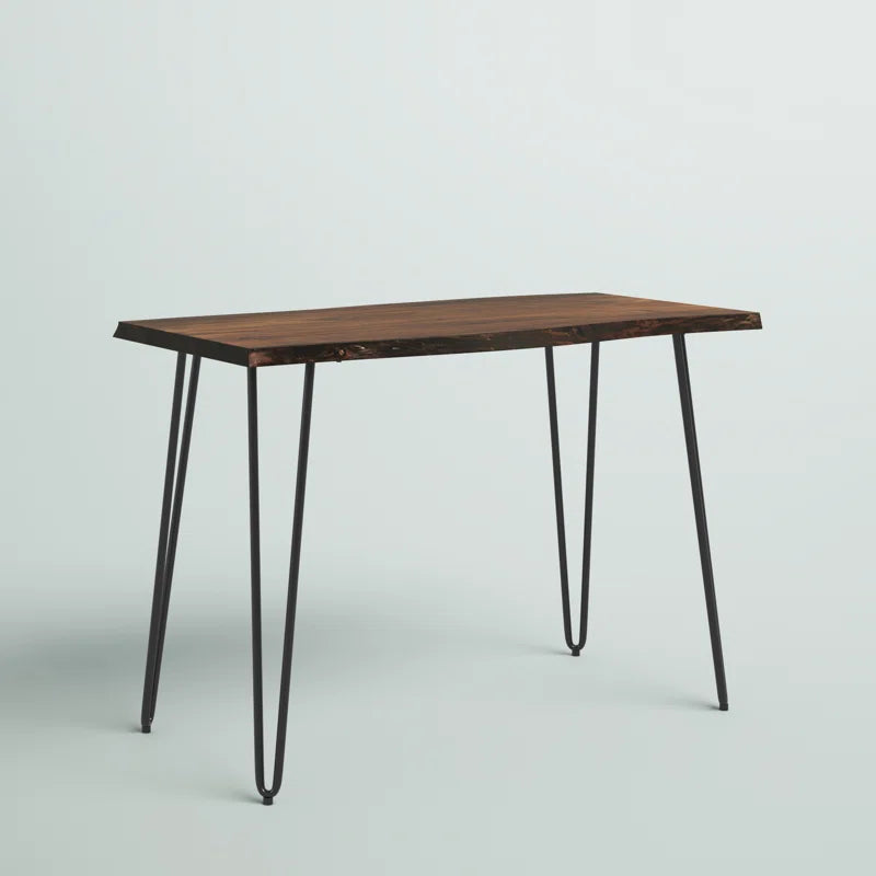 Live Edge Wood Bar Table