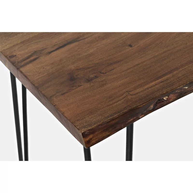 Live Edge Wood Bar Table