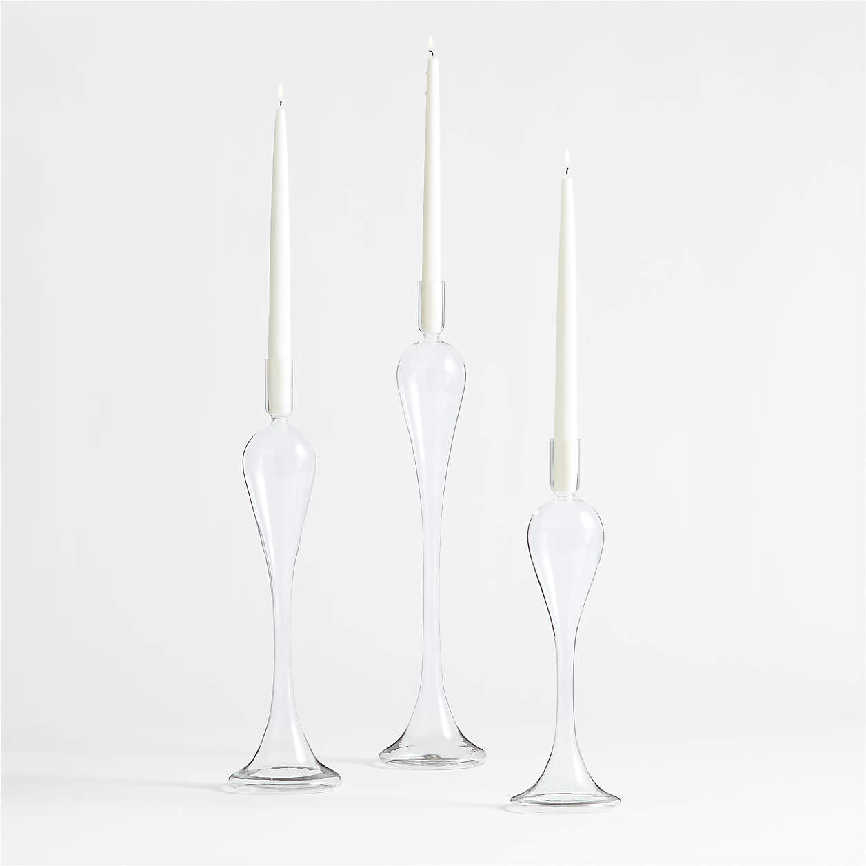 Milano Glass Candle Holders