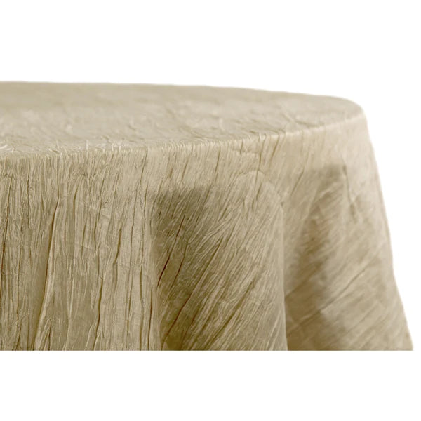Accordion Crinkle Table Linens Rental