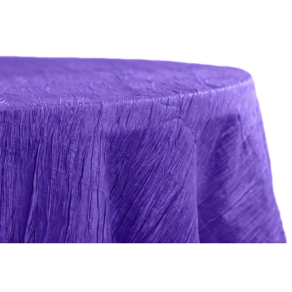 Accordion Crinkle Table Linens Rental