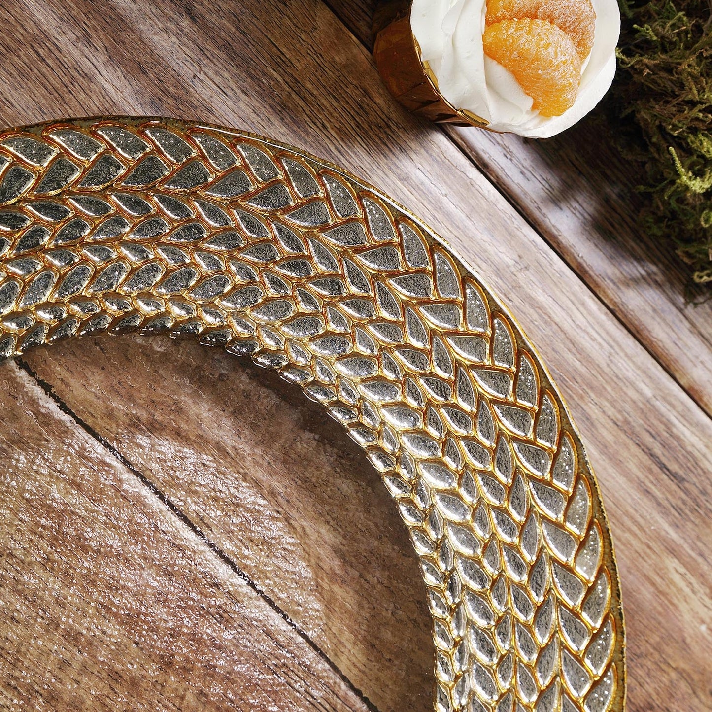 Braided Glass Charger Rental