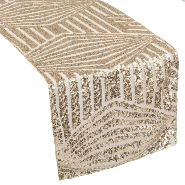Art Deco Sequin Table Runner Rental