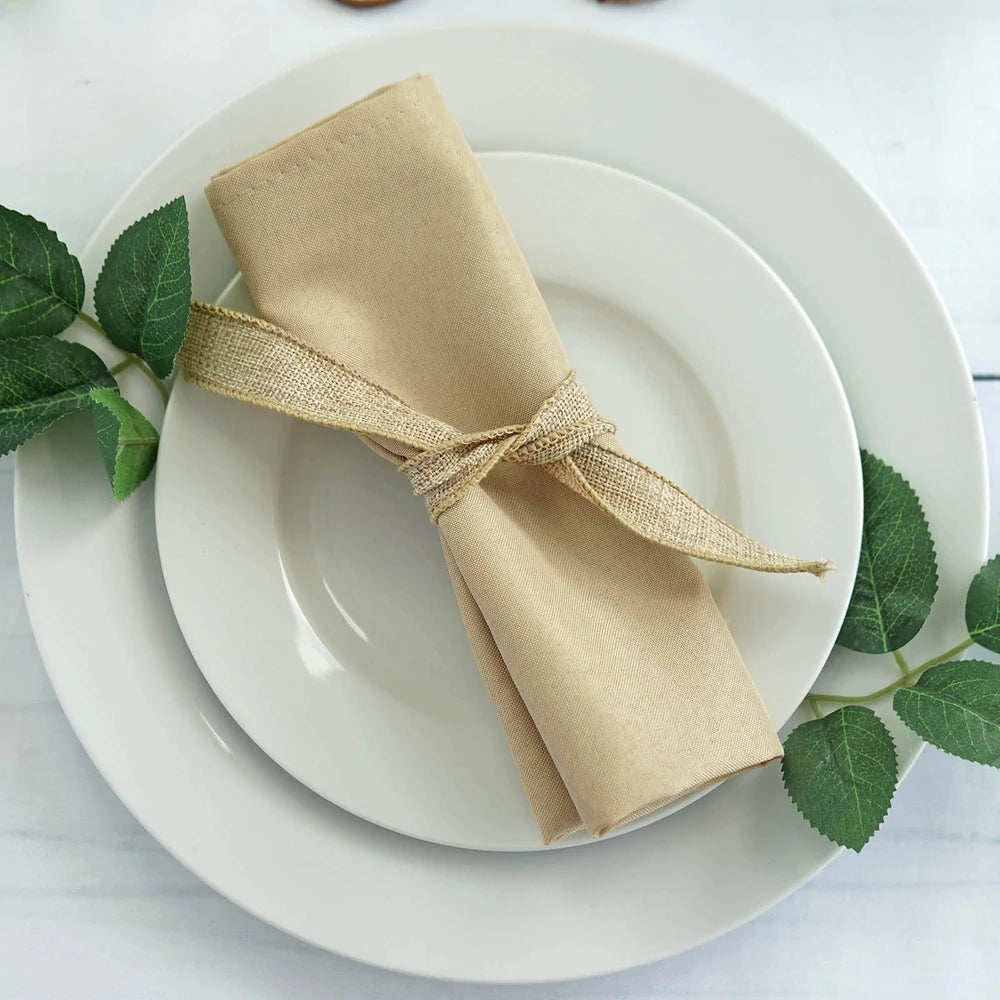 Classic Polyester Linen Napkins Rental