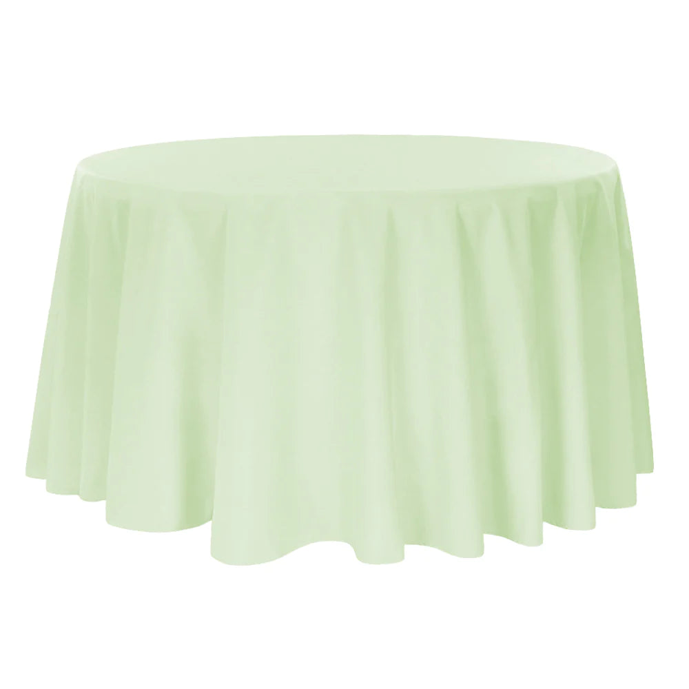 
                  
                    Round Polyester Table Linens Rental
                  
                