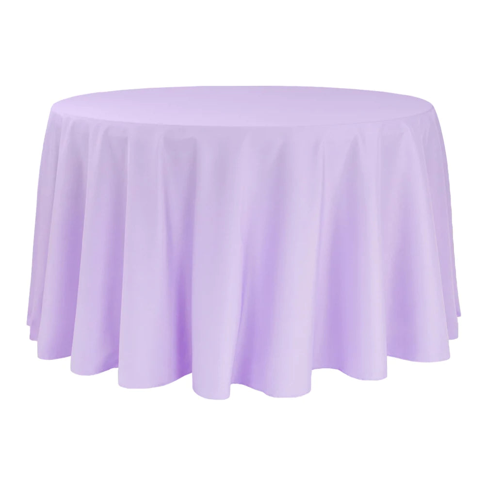 
                  
                    Round Polyester Table Linens Rental
                  
                