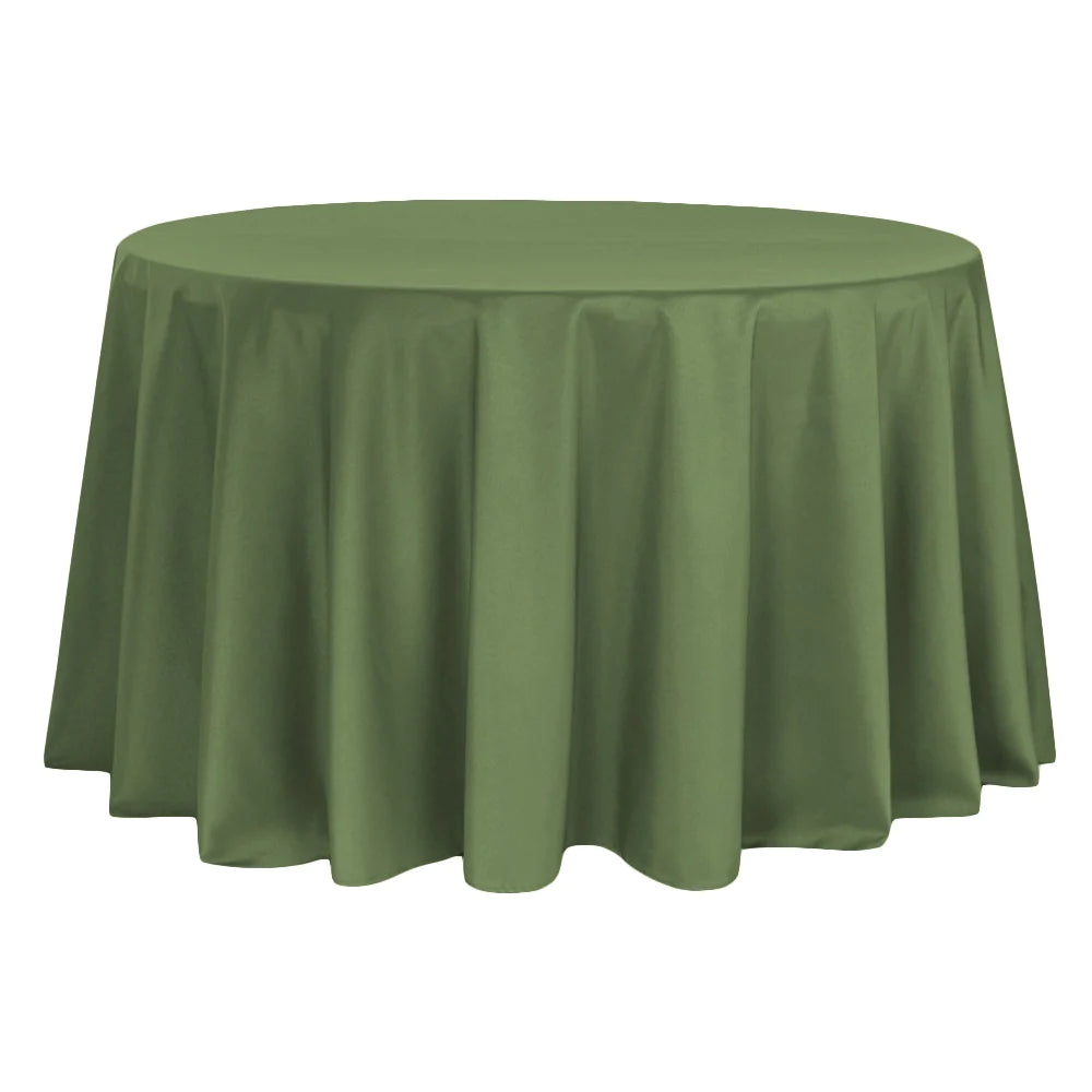 Round Polyester Table Linens Rental