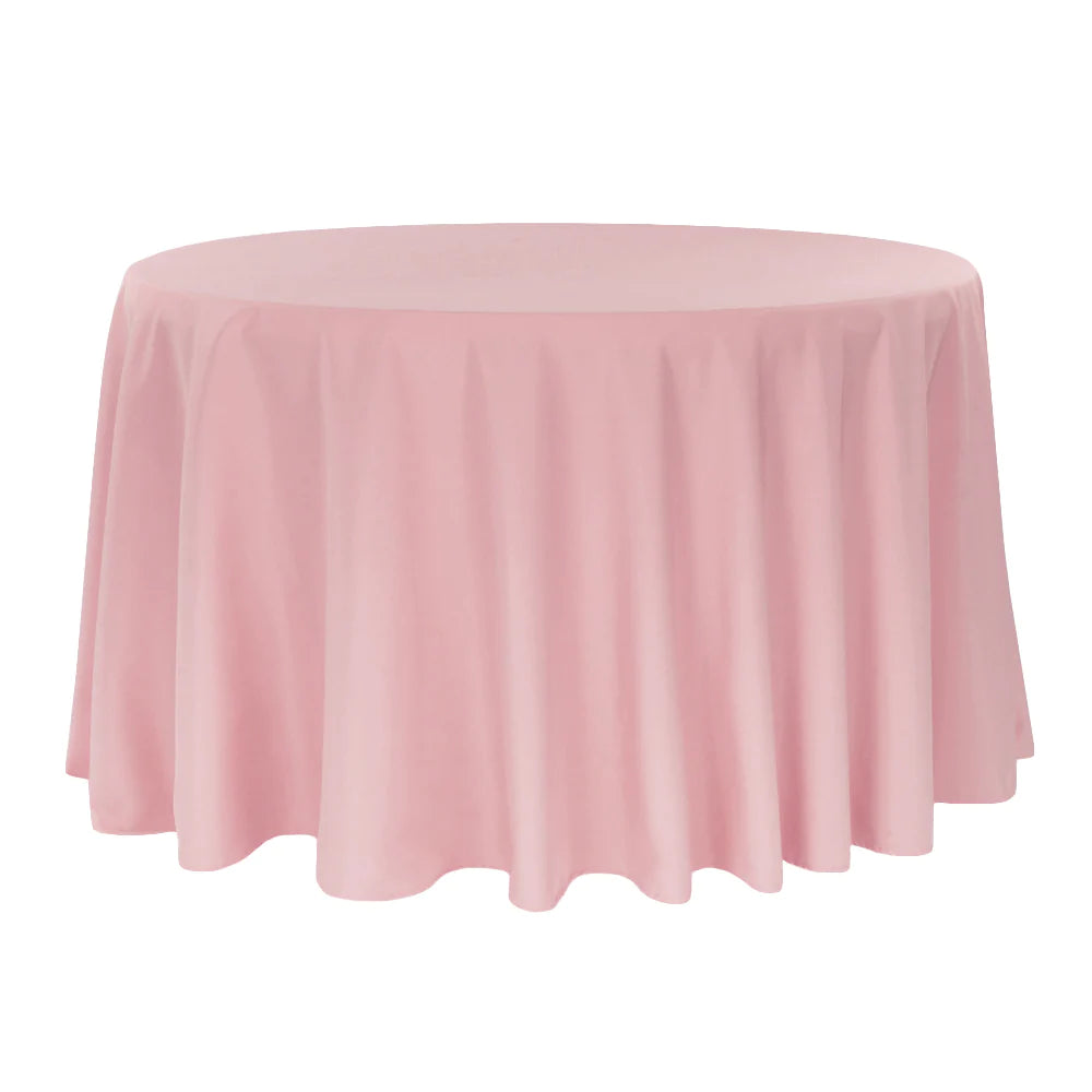 Round Polyester Table Linens Rental