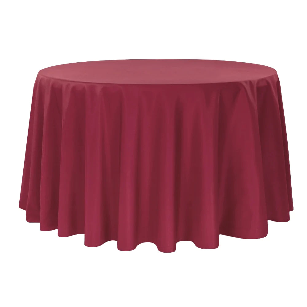 Round Polyester Table Linens Rental