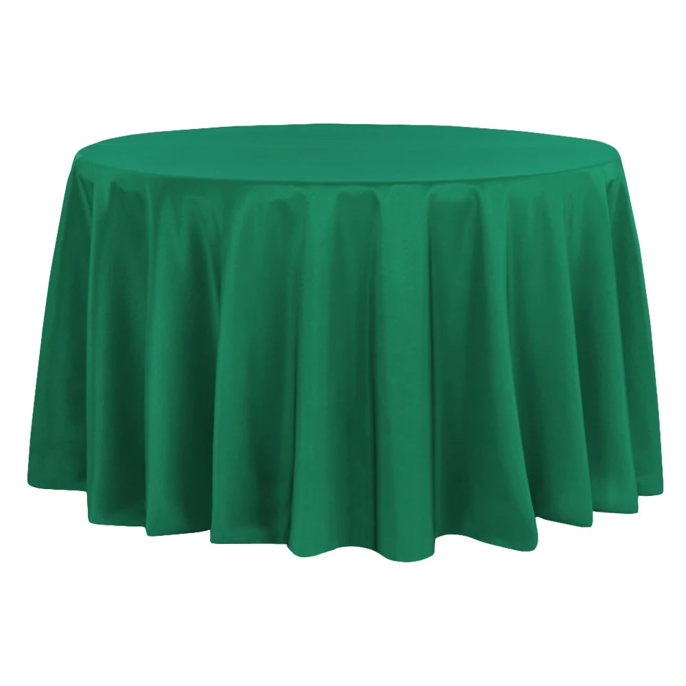 Round Polyester Table Linens Rental