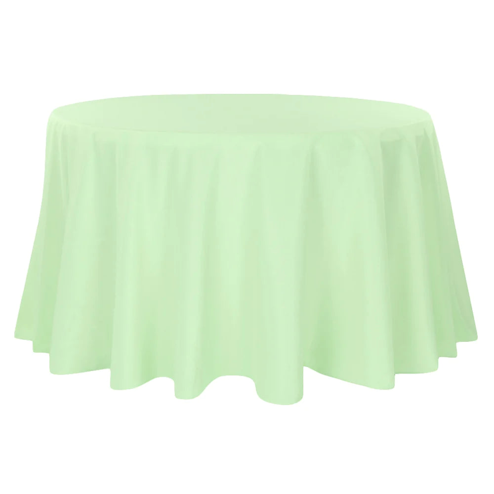 Round Polyester Table Linens Rental