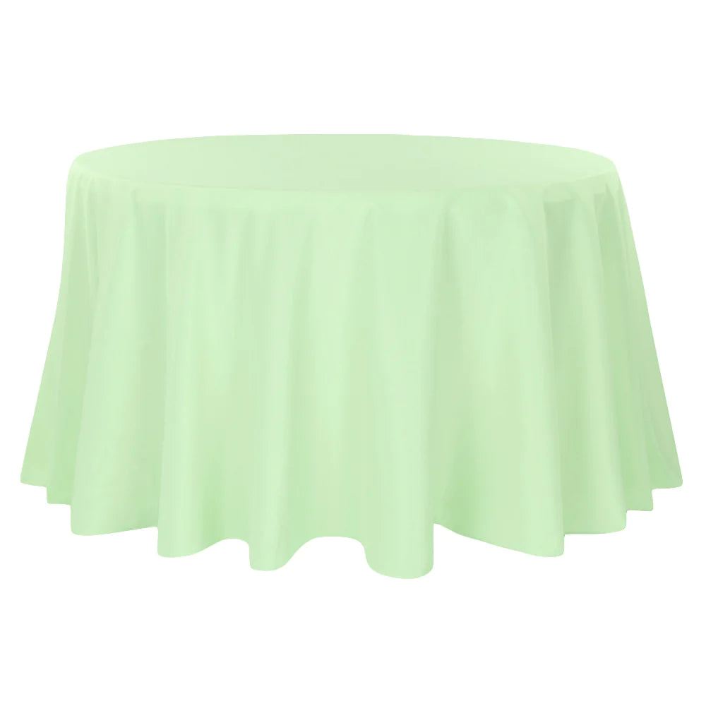 
                  
                    Round Polyester Table Linens Rental
                  
                