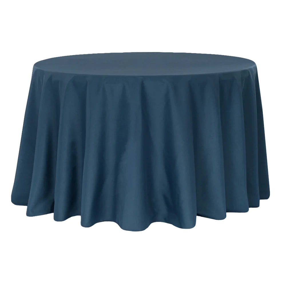 
                  
                    Round Polyester Table Linens Rental
                  
                