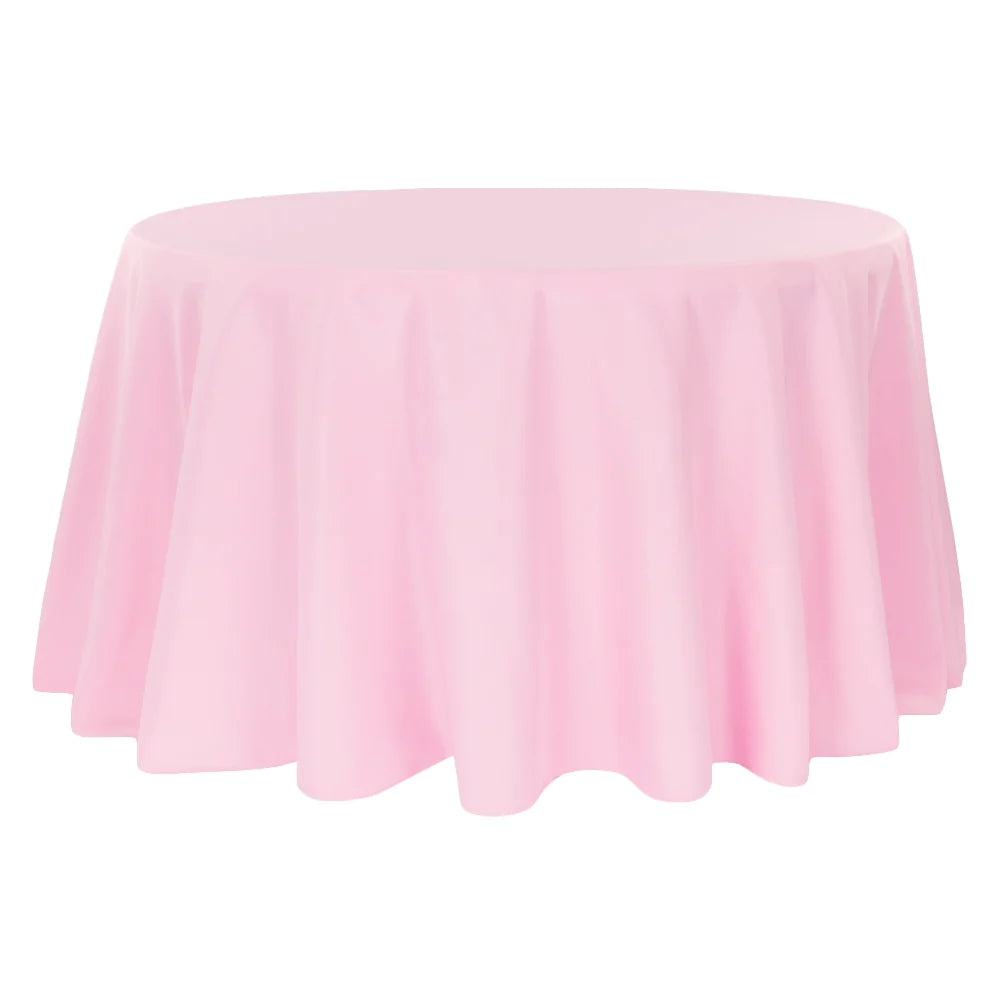 Round Polyester Table Linens Rental