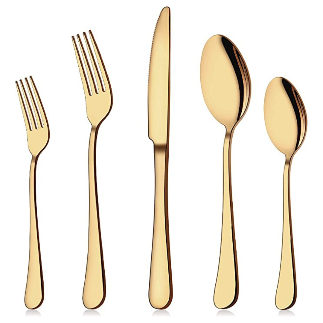 Classic Gold Flatware Rental