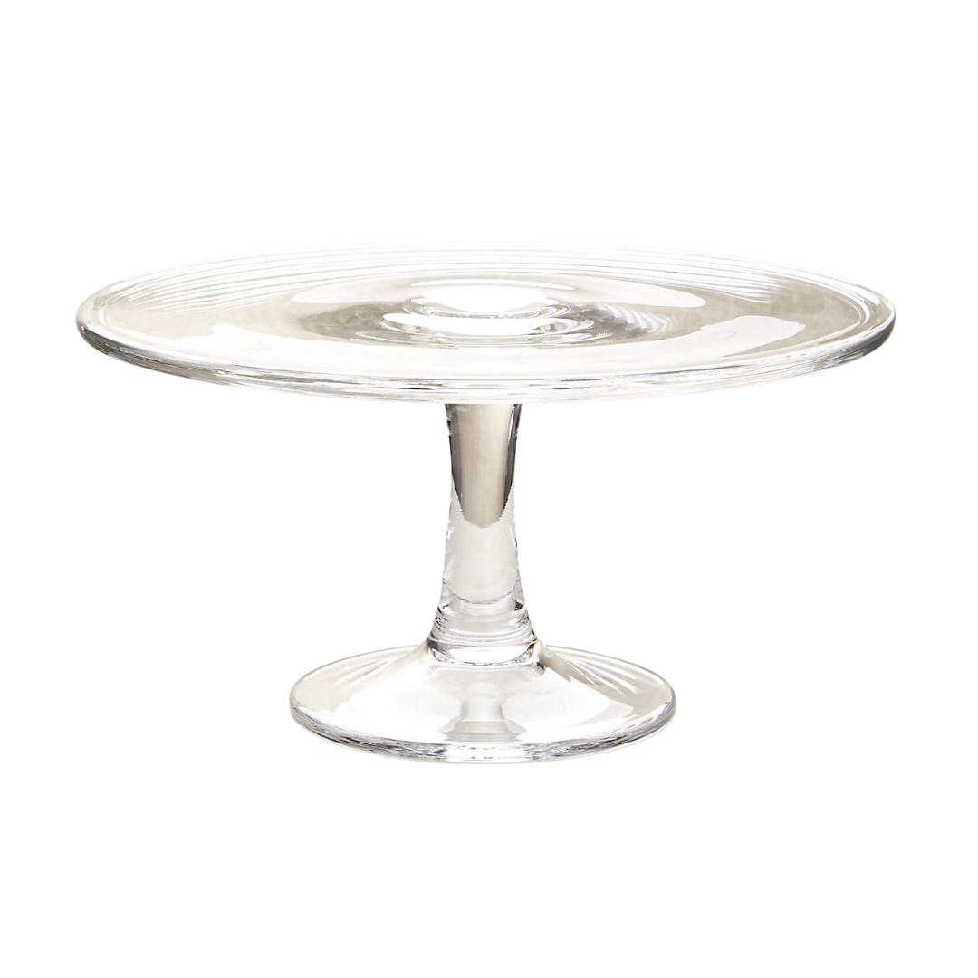 Glass pedestal cake stand best sale