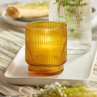 
                  
                    Ribbed Glass Votive Candle Holder
                  
                
