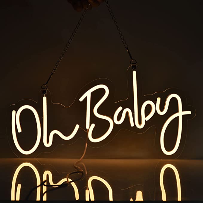 Oh Baby Neon Sign Rental