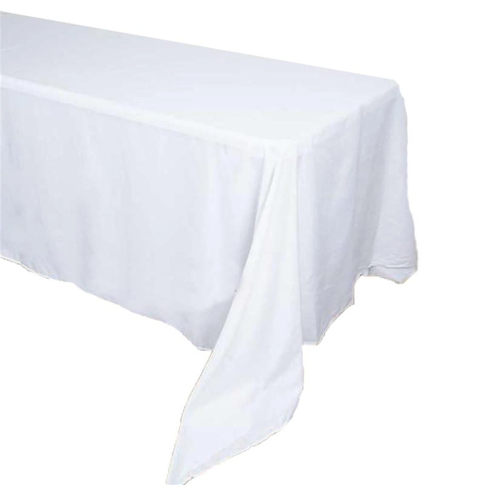 Rectangular Polyester Table Linens Rental