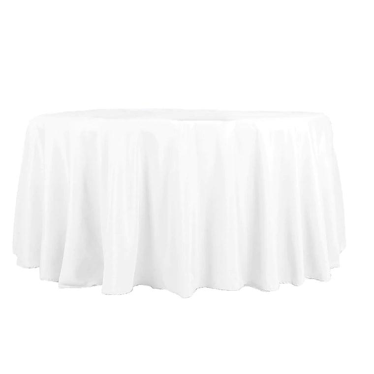 Round Polyester Table Linens Rental